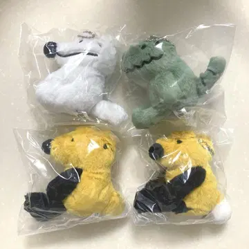 울프 군 가챠 봉제 인형 키링 세트