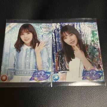 노기자카46 요다 유키 프린트 카드 2장 노기 페스티벌