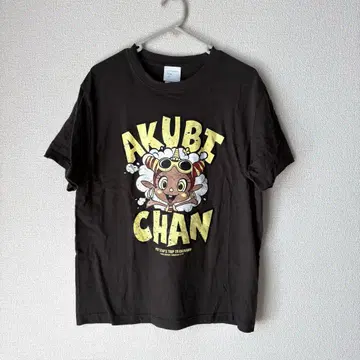 AKUBI CHAN 티셔츠 다크 브라운 okinawa pop