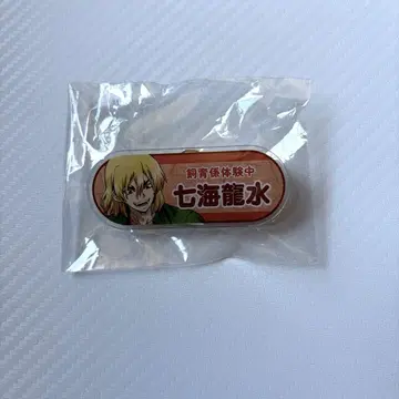 Dr.STONE 닥터 스톤 나나미 류스이 토부 동물공원 아크릴 배지
