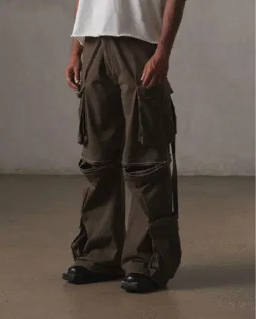GRANCY 카고 팬츠 카키