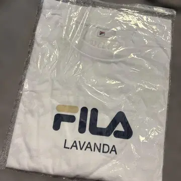 FILA LAVANDA 콜라보 로고 티셔츠