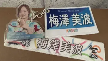 노기자카46 3기생 우메자와 미나미 키링 배지