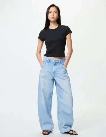 UNIQLO 유니클로 바지 커브 진