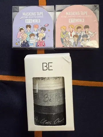 BTS 마스킹 테이프 세트 BE 디자인 BTS WORLD