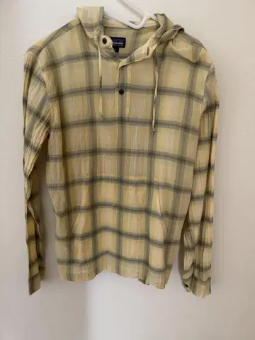 patagonia 후드 체크 셔츠 M