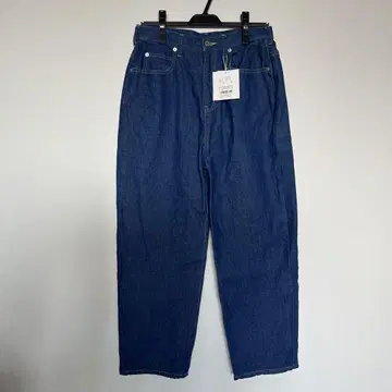 새상품 yuni 11OZ 데님 와이드 테이퍼드 팬츠