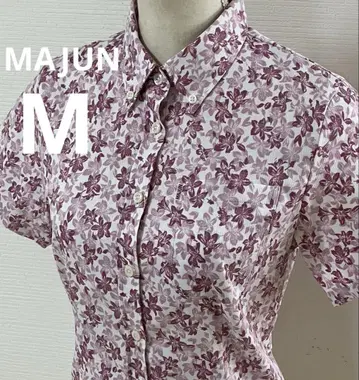 MAJUN 마준 카리유시 의류 노아이론 새상품급! 오키나와 알로하 셔츠