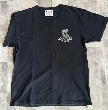 [구제 의류] CALM & PUNK GALLERY 티셔츠 블랙 XL