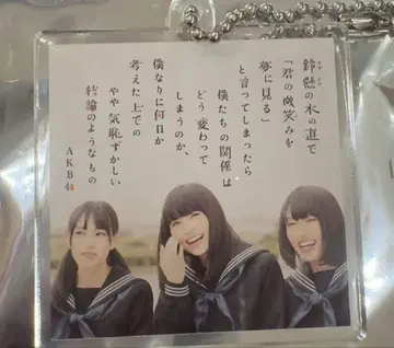 AKB48 자켓 사진 아크릴 키링