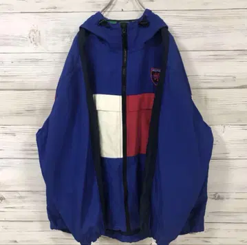 [ 레어 ] TOMMY HILFIGER 블루 나일론 자켓 XL
