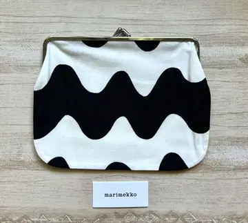 미사용 새상품 마리메꼬 marimekko 가마구치 파우치 로키 갈매기