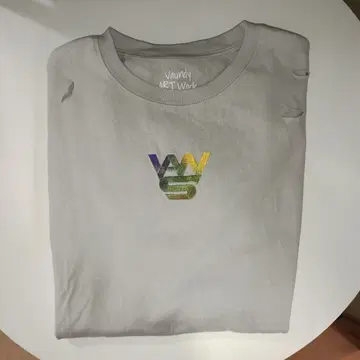 VANS 자수 로고 티셔츠 그레이/화이트 바운디