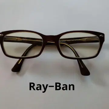 Ray-Ban 다크 레드 안경 프레임