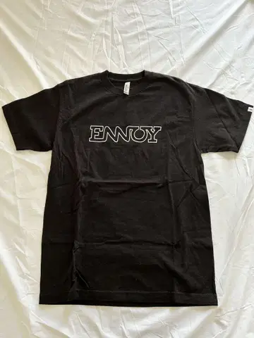 EMNOY 로고 블랙 티셔츠 M 사이즈