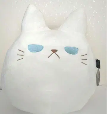라운드원 한정판 새까만 토끼 BIG 봉제 인형 하얀 고양이