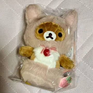 리락쿠마 매달기 봉제 인형 코리락쿠마와 딸기 한가득한 하루 코코아 토끼