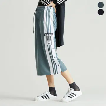 adidas 사이드 버튼 롱 스커트