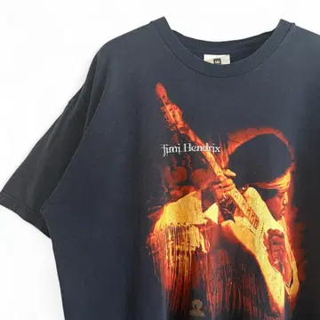 USA 제 Jimi Hendrix 기타 프린트 T XL A71