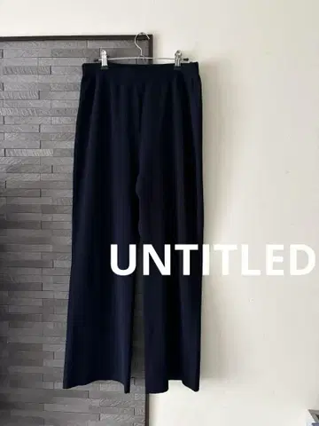 UNTITLED 이지 팬츠 네이비