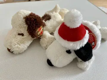 스누피 봉제 인형 4개 세트