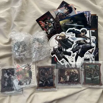 진격의 거인 제일복권 쵸코놋코 미카사 엘렌 스티커 아크릴 스탠드