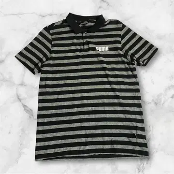 m3171 Puma 푸마 피케 셔츠 반팔 보더 US M