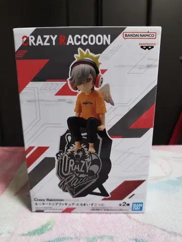 CRAZY RACCOON 모니터 탑 피규어 다루마이즈 갓