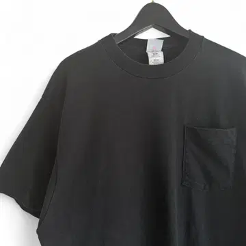 90년대 USA FRUIT OF THE LOOM 무지 블랙 티셔츠 A74
