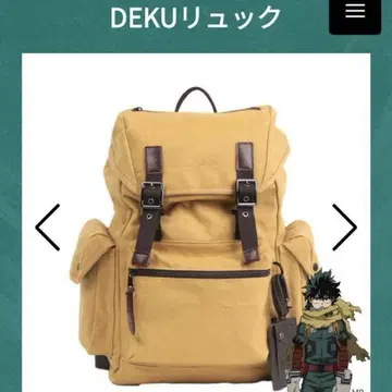 히로아카 콜라보 DEKU 백팩 나의 히어로 아카데미아 스티커 포함 데쿠