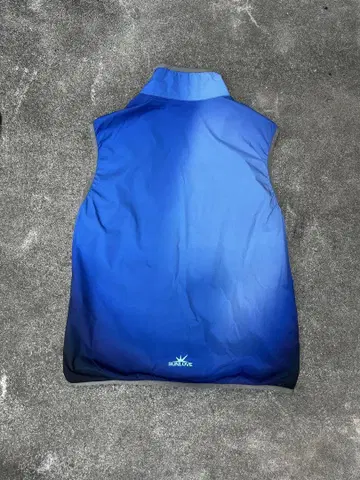 SUNLOVE Blur Light Zip Vest - Blue