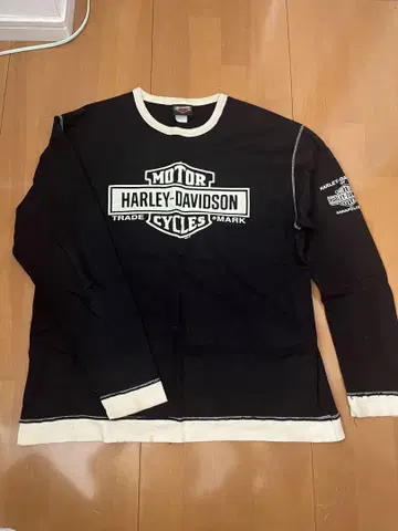 Harley-Davidson 긴팔 티셔츠 블랙