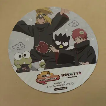 나루토 NARUTO 데이다라 사소리 코스터 산리오 애니메이트 카페