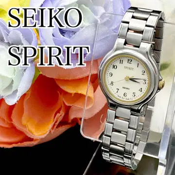 작동 손목시계 SEIKO SPIRIT 세이코 라운드 새 배터리 J26