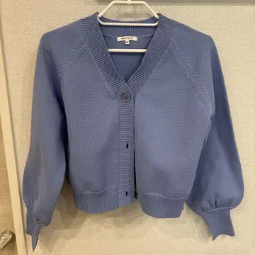 AND YUA ANY 라이트 블루 가디건 150cm