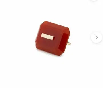 네이키드 스톤 스터드 귀걸이 / 카넬리안