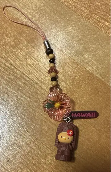 하와이 한정 헬로키티 지역 스트랩 키링 네츠케
