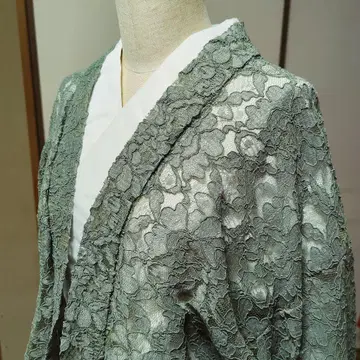 레이스 겉옷 웃옷 오이타케 색 미사용 새상품
