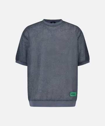 SUNLOVE Overdyed Mesh Tee Navy