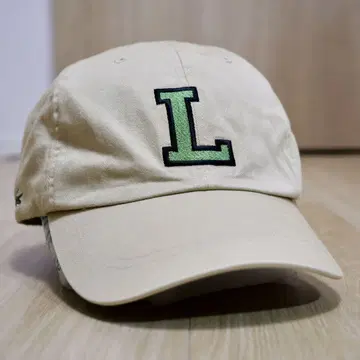 라코스테 LACOSTE 모자 캡 여성용 베이지