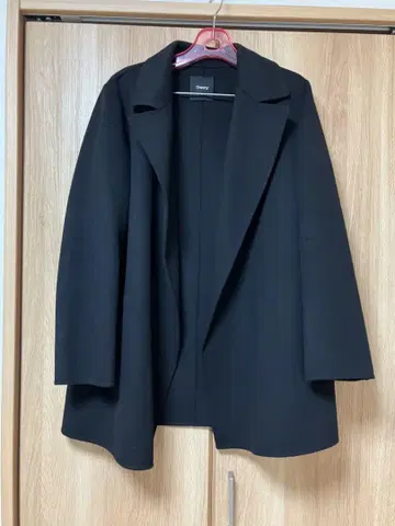 Theory 블랙 울 피코트