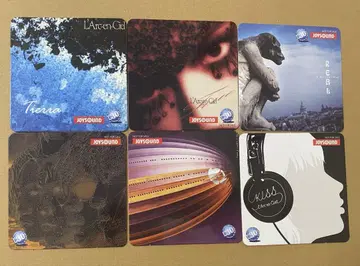 JOYSOUND 라르크 코스터 L'Arc~en~Ciel 6매 세트
