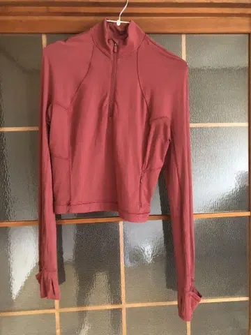 Lululemon 룰루레몬 rulu run 크롭 하프 지퍼