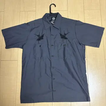 Knowledge THRASHER 반팔 셔츠 자수