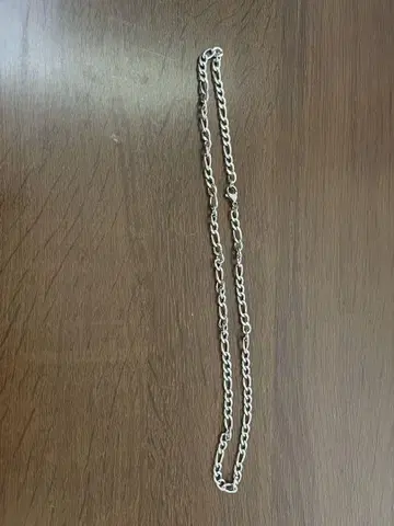 실버 체인 목걸이 펜던트 포함