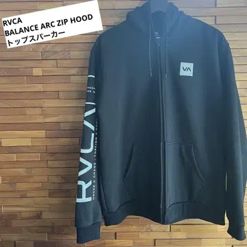 [블랙] RVCA BALANCE ARC ZIP HOOD 상의 후드티