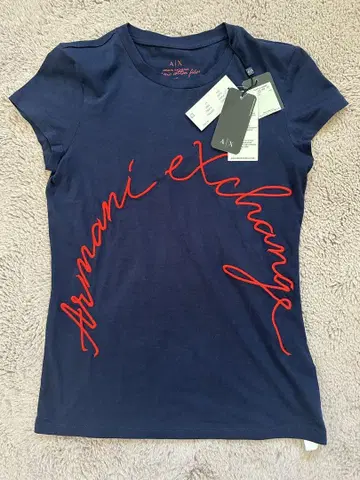 Armani Exchange 네이비 티셔츠 XS