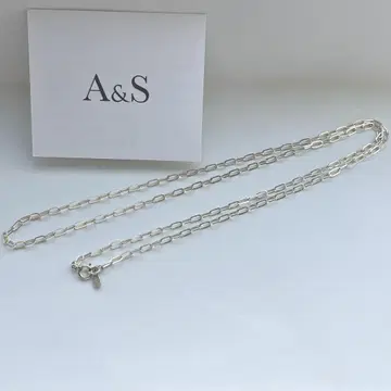 agete 아가트 실버 목걸이 체인