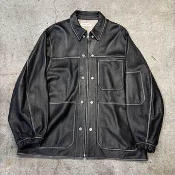 barbell object LEATHER COVERALL
