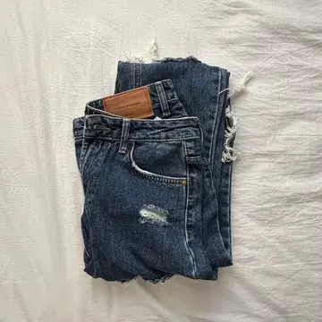 zara 데미지 진 데님
